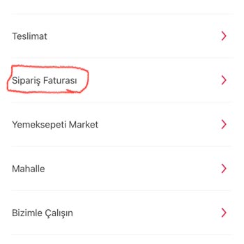 Yemeksepeti'nde Fatura Erişimi Ve İade Sorunu