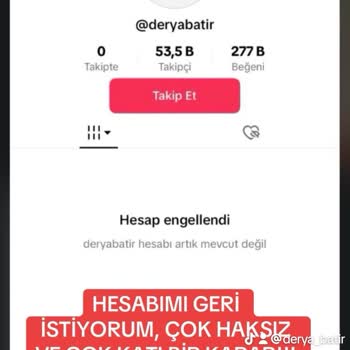 Haksız Yere Askıya Alınan TikTok Hesabı