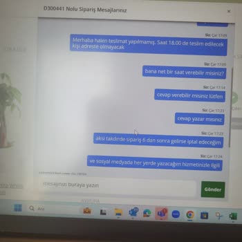 Zamanında Teslim Edilmeyen Çiçek Ve Ulaşılamayan Müşteri Hizmetleri