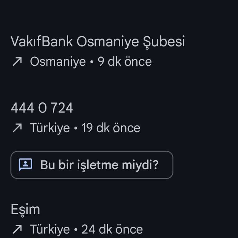 Vakıfbank Osmaniye Şubesi'nde İletişim Sorunu