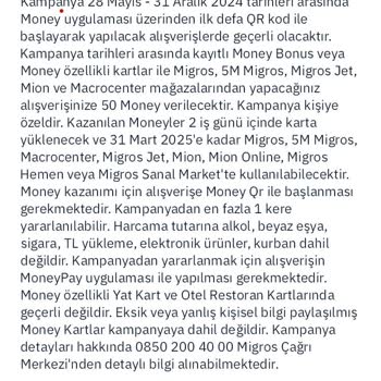 MoneyPay QR Kampanyasında Hediye Puan Sorunu