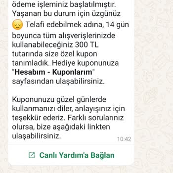 Hayati Ürün Siparişinin İptali Ve Mağduriyet