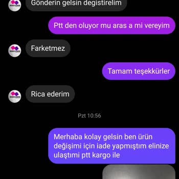 Yanlış Ürün Gönderimi Ve İletişim Sorunları