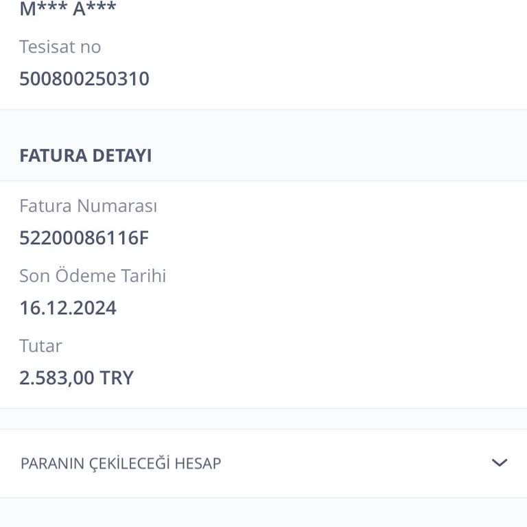 Beklenmedik Yüksek Fatura Şoku