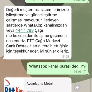 PTT Müşteri Hizmetleri İlgisizliği