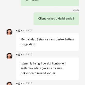 Betranos'ta Hesap Kilidi Ve Ödeme Sorunu