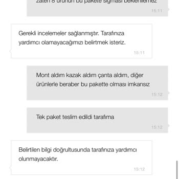 Zara'dan Eksik Ürün Teslimatı Ve Yetersiz Müşteri Hizmetleri