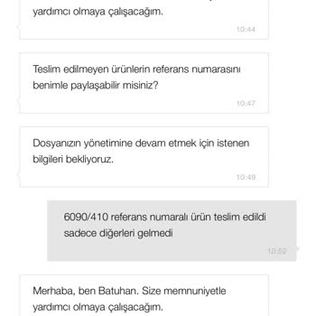Zara'dan Eksik Ürün Teslimatı Ve Yetersiz Müşteri Hizmetleri