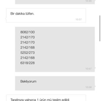 Zara'dan Eksik Ürün Teslimatı Ve Yetersiz Müşteri Hizmetleri