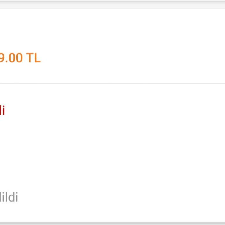 Trendyol'da Sürekli İptal Edilen Siparişler