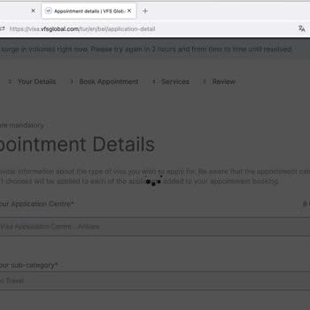 Unable to Access VFS Global Belgium Visa Appointment System for Weeks