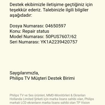 Philips TV'nin Garanti Sorunu