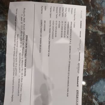 Casio Saatimde Erken Deformasyon Ve Yetersiz Servis