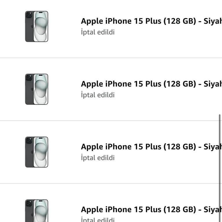 Amazon Sipariş İptal Sorunu