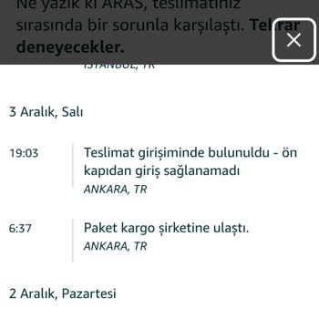 Aras Kargo Oran Şubesi: Sürekli Geciken Teslimatlar Ve Denetimsizlik Sorunu