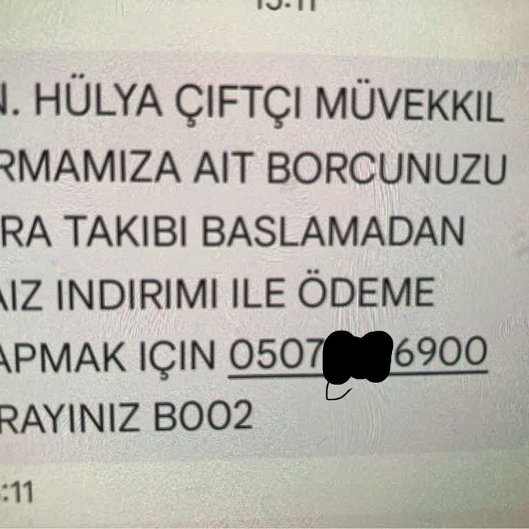 Hukuk Bürosundan Gelen Sahte İcra Mesajı Ve KVKK İhlali