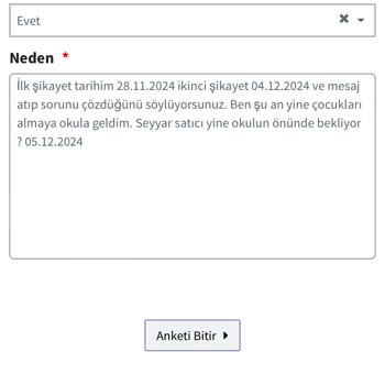Esatpaşa Okulu Önündeki Seyyar Satıcı Sorunu
