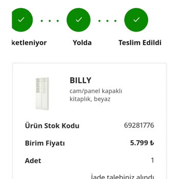 Kırık Ürün, İade Sorunu Ve Müşteri Hizmetleri İlgisizliği