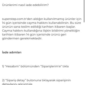 Kolay İade Butonu Eksikliği Sorunu