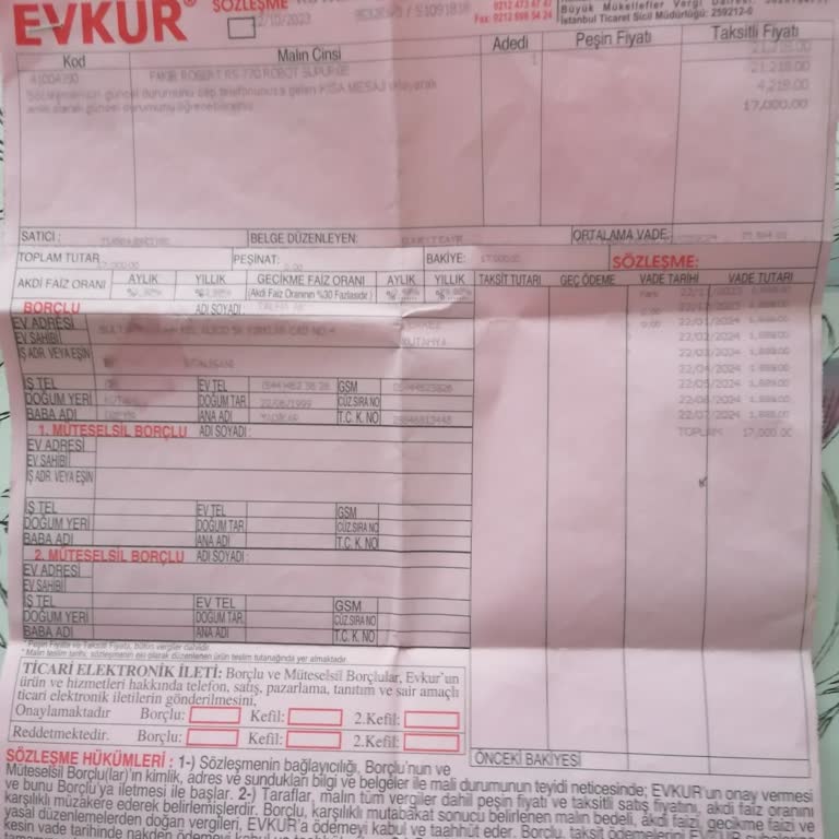 Yanlış Taksitlendirme Ve İcra Tehdidi