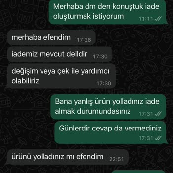 Yanlış Ürün Ve İletişimsizlik Sorunu