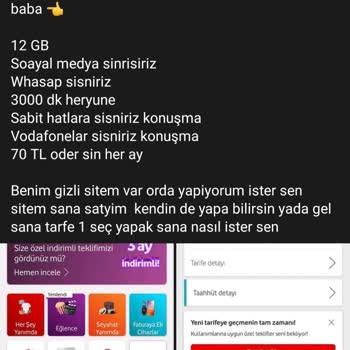 Vodafone Tarifeleri Üzerine Bilgilendirme Ve Yetkililere Çağrı