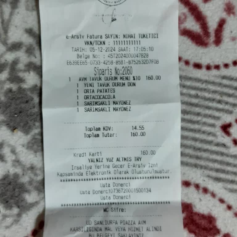 Yanlış Sipariş Sorunu: Usta Dönerci'de Israrla Tekrarlanan Hata