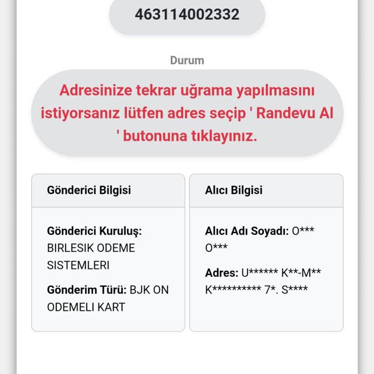 Teslim Edilemeyen Kargo Ve Ulaşılamayan Müşteri Hizmetleri