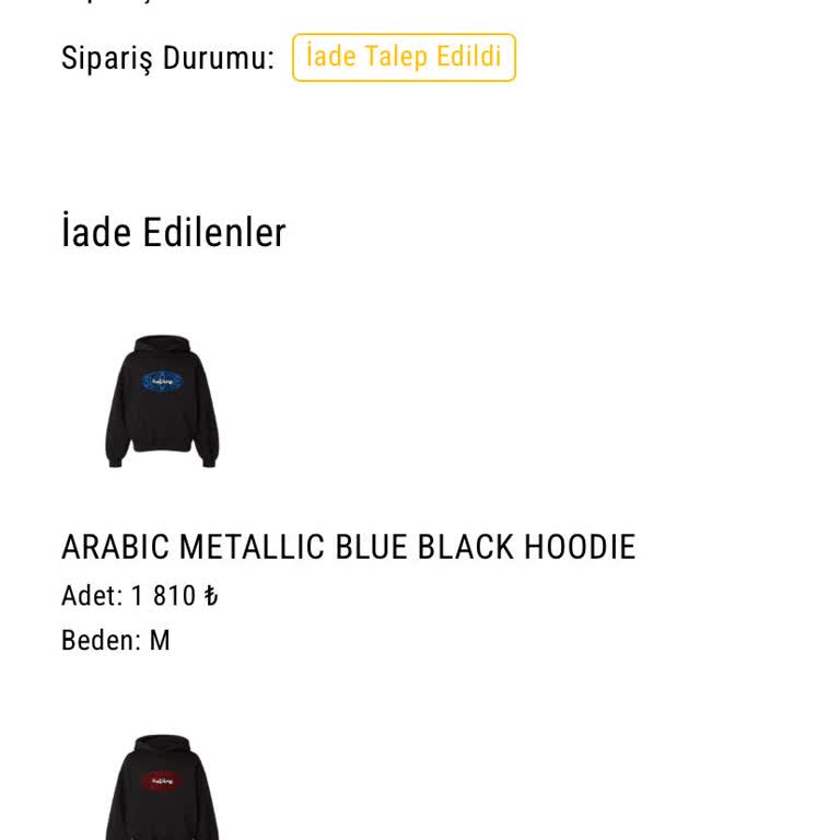 İade Edilmeyen Ürün Ve Kayıp Para