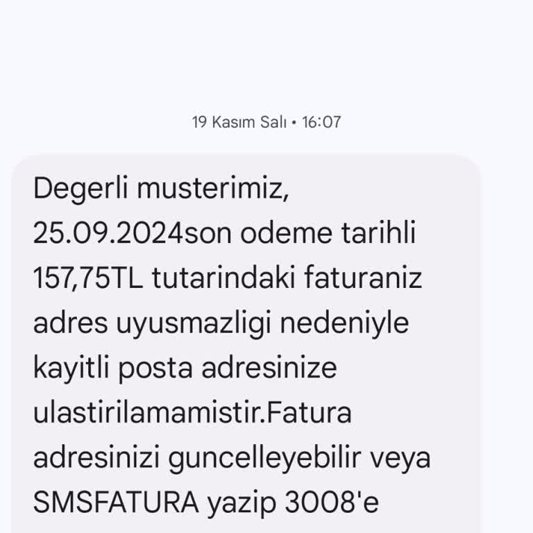 Adres Uyuşmazlığı Nedeniyle Ulaşmayan Borç Bilgisi