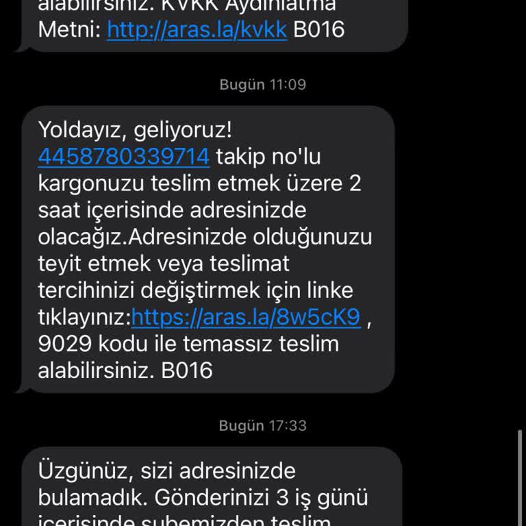 Kargom Adrese Ulaşmadı, Şubeden Almam Gerekiyor