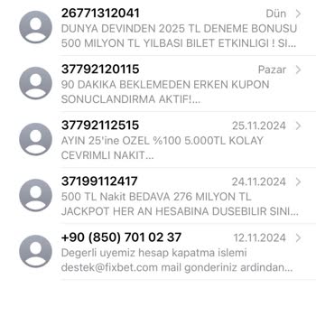 İzinsiz SMS'lerle Mücadele