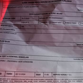 Garanti Süresi Mağduriyeti Ve Yetersiz Servis Deneyimi