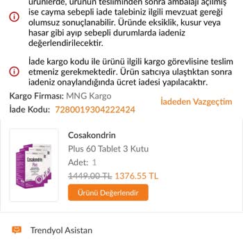 Sahte Ürün Şoku: Orzax Cosakondrin Plus