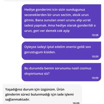 Eksik Ürün Teslimatı Ve Yetersiz Çözüm Önerileri