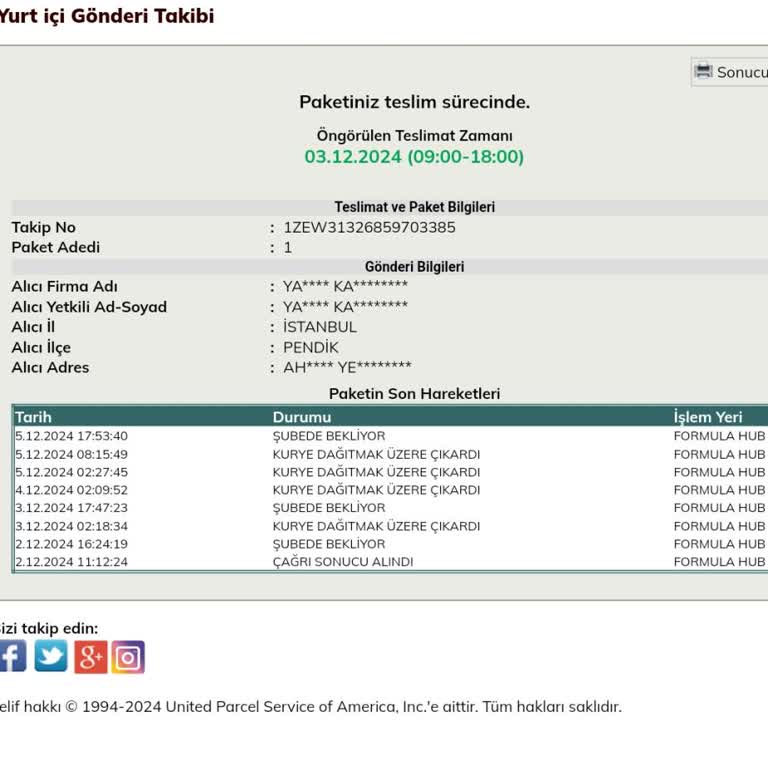 UPS Teslimat Sorunu: Teknosa'dan İade Talebi