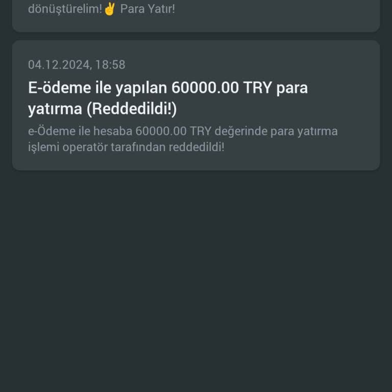 Yatırım Yapılan Para Hesaba Geçmiyor
