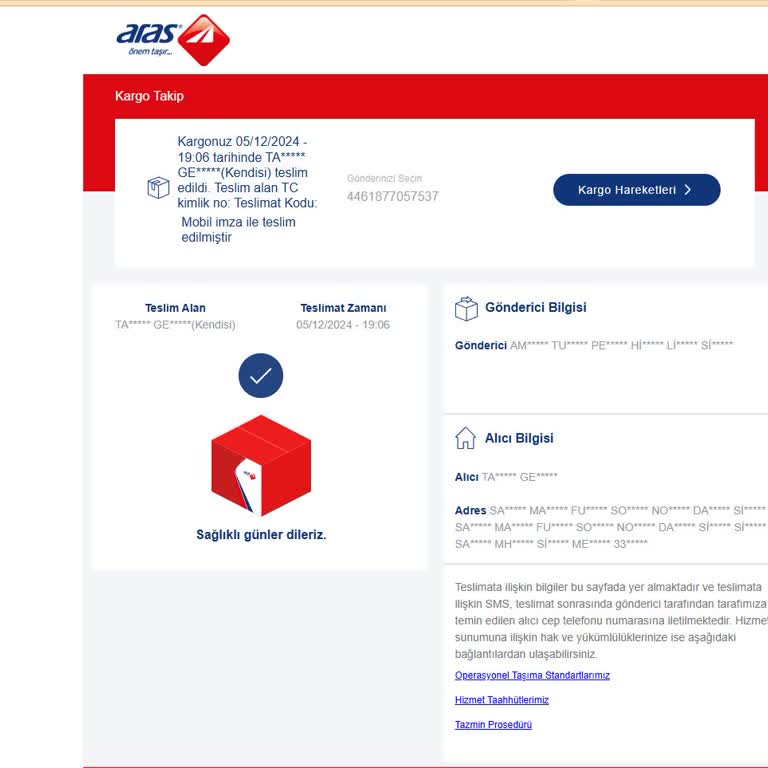 Kayıp Kargo Ve Yanıltıcı Teslimat Bildirimi