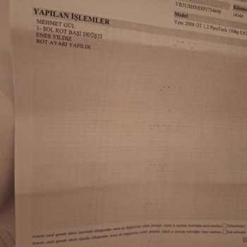 Peugeot 2008 GT Paket Aracımda Şanzıman Sorunu