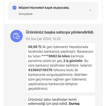Eksik Gönderim Ve İletişim Sorunu