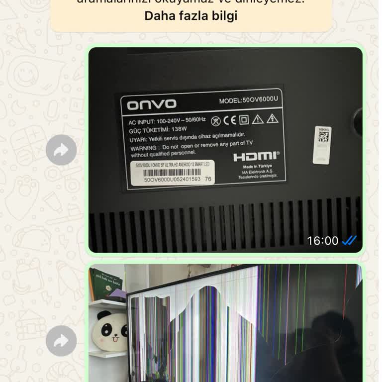 Onvo TV Servis Sürecinde Yaşanan Sorunlar