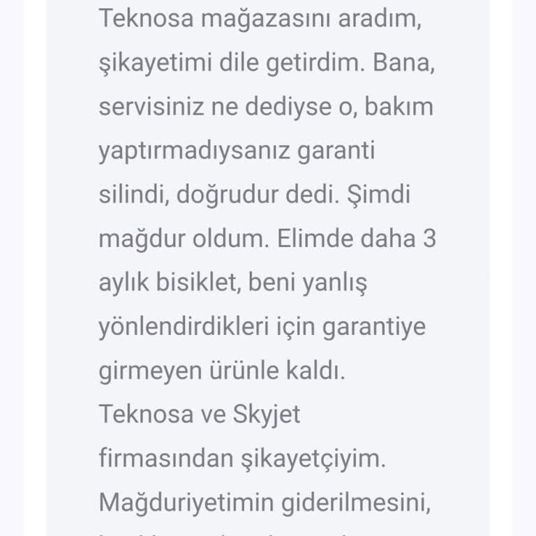 Yanlış Yönlendirme Sonucu Garanti Sorunu Yaşadım