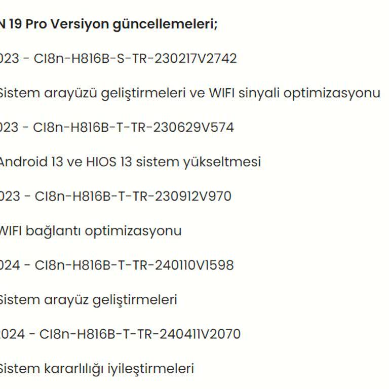 Tecno Camon 19 Pro Güncelleme Sorunu Ve Performans Düşüşü