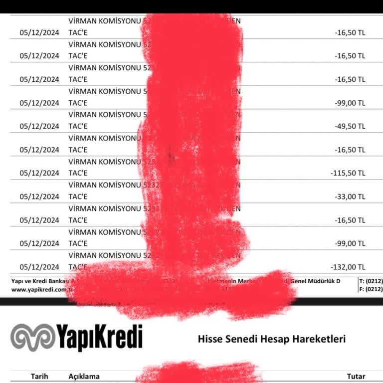 Yüksek Komisyon Ücreti Yüzünden Hisselerimi Taşımak Zorunda Kaldım