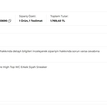 Yanlış Renk Ve Hasarlı Kutuda Gelen Hediye Ayakkabı Sorunu