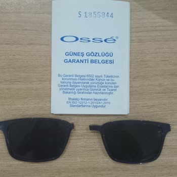 Kırılan Gözlük Aparatı İçin Garanti Sorunu