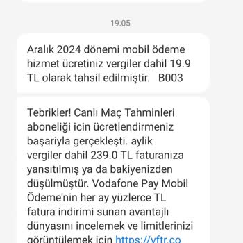 Çocuğumun Onaysız Abonelikleri: Vodafone'dan Tam İade Talebi