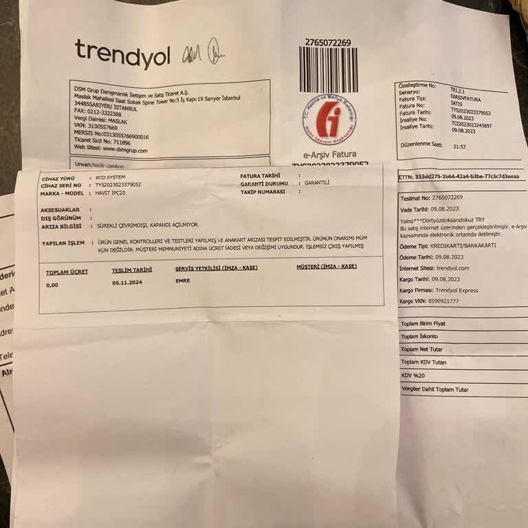 Trendyol'dan Alınan Ürünün Değişim Sürecinde Yaşanan Mağduriyet