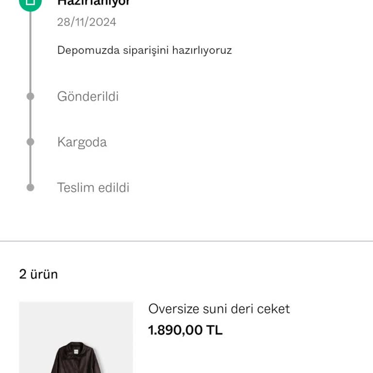 Bershka Siparişim Neden Hala Hazırlanıyor?