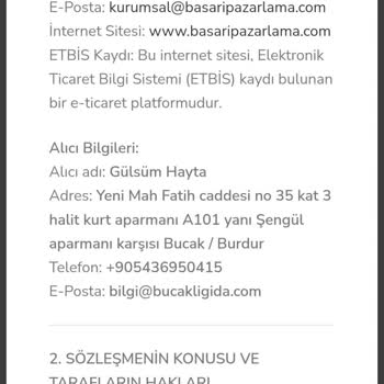İptal Edilen Sipariş Ve İletişim Sorunları